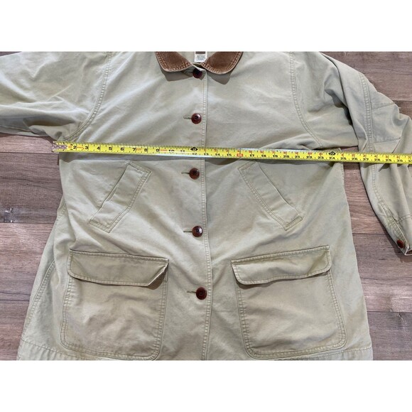 Vintage LL Bean Jacket Womens 2X Chore Barn Coat Corduroy Collar Fall Casual - Picture 6 of 10